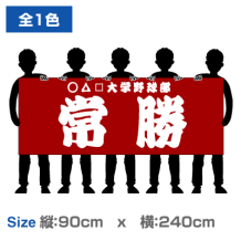 横断幕（トロマット） 90x240cm