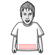 レディースTシャツ 前面裾