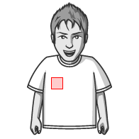 レディースTシャツ 右胸
