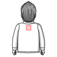 ブルゾン 襟下
